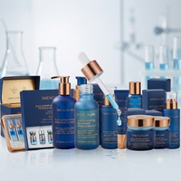 Kit de Soins Cutanés au Peptide de Cuivre Fermenté GHK-Cu Niacinamide Céramide Collagène Hydratant Lissant Raffermissant OEM ODM