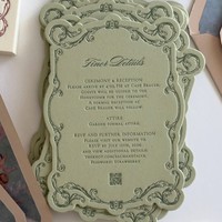 Cartes d'invitation en papier de coton de qualité supérieure, impression typographique, invitations de mariage élégantes, gaufrage en couleur, enveloppes personnalisées imprimées