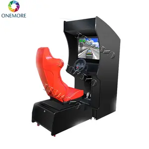 Mesin Video Game 3d Arcade mobil Amerika populer klasik Anak baru mobil Simulator mobil mengemudi perangkat ruang permainan untuk anak-anak