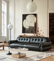 Canapé d'angle modulaire en cuir écologique moderne, best-seller, avec rembourrage en mousse, pour salon