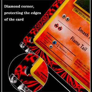 Estuche Magnético para Tarjetas con Lámina Dorada Holográfica Láser de 35PT con Protección UV para Colección de Tarjetas Deportivas - Product Image 5