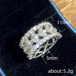 Anillo de Diamantes de Oro Blanco Q981, Corte Brillante Redondo Natural, Color G, Anillo de Compromiso para Mujer - Product Image 4