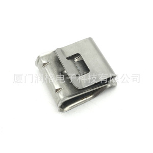 Clip de câble en acier inoxydable en forme de C pour la fixation des câbles de panneaux solaires - Product Image 2