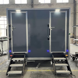 Toilettes mobiles préfabriquées à faible coût Remorque de toilette portable moderne de luxe - Product Image 1