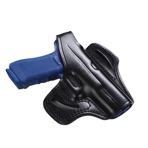 ซองปืนหนังแท้ทรงใหม่ ทำมือ พร้อมห่วงเข็มขัด - Product Image 3