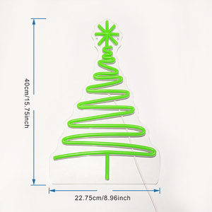 Letrero de <span class=keywords><strong>Letras</strong></span> de Neón Flexibles Personalizadas de <span class=keywords><strong>Feliz</strong></span> <span class=keywords><strong>Navidad</strong></span>, Adornos de Neón para Árbol de <span class=keywords><strong>Navidad</strong></span>, Decoraciones Luminosas - Product Image 6