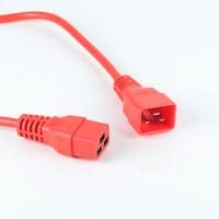 Heavy Duty IEC320 Série C19 Plug to C20 Socket Adaptateur de rallonge d'alimentation C19 C20 Câble de convertisseur secteur
