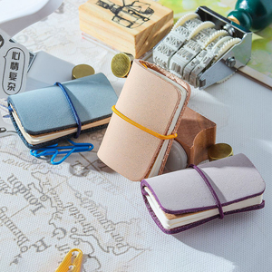 Mini Taccuino Ultra-Compatto in Pelle di Vacchetta, Carino e Portatile, Diario da Viaggio per Mini Artisti dell'Acquerello - Product Image 3