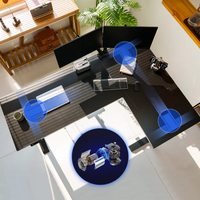 Loctek Supply FlexiSpot E7L - Cadre de bureau debout professionnel en forme de L, capacité de charge de 150 kg, triple moteur, cadre de bureau réglable en hauteur