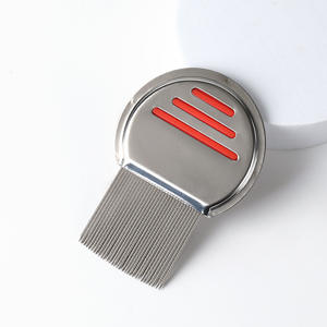 Peignes <span class=keywords><strong>à</strong></span> poux professionnels en acier inoxydable et poux de tête pour se débarrasser efficacement des poux et des lentes - Product Image 4