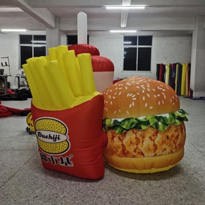 Vente chaude Hamburger <span class=keywords><strong>gonflable</strong></span> personnalisé/modèle <span class=keywords><strong>gonflable</strong></span>/frites gonflables pour la publicité <span class=keywords><strong>gonflable</strong></span> - Product Image 2