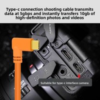 Kabel kamera menembak Online USB3.0 tipe-c, kecepatan tinggi ke kabel transmisi Data PC untuk Sony A7M3 Canon R10 Nikon Z7 Fuji XT4
