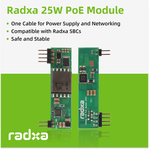 5514 25W PoE+ Power Supply Module Fit Radxa ROCK Series Single Board <b>Computer</b> <b>Accessories</b> Radxa - Product Image 2