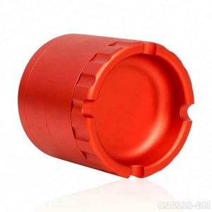 New Design Aluminium <b>Grinder</b> Metal Ashtray 2 In1 <b>Herb</b> <b>Grinder</b> Smoking Tools Storage - Product Image 3