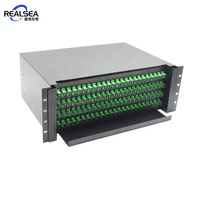 Realsea – boîte de Distribution de Fiber SC/APC, 96 cœurs, 48 cœurs, châssis à crémaillère 4U, 96 Ports, assemblage complet, panneau de raccordement de Fiber optique SC APC