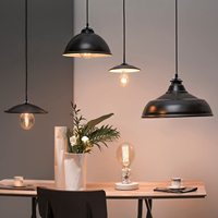 Kit d'éclairage suspendu cordon prise de câble E27 support de lampe réglable industriel Vintage suspendu plafond lanterne fer vis AC 220V