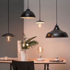 Kit d'éclairage suspendu cordon prise de câble <span class=keywords><strong>E27</strong></span> support de lampe réglable industriel Vintage suspendu plafond lanterne fer vis AC 220V - Product Image 4