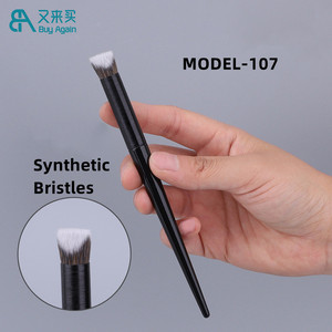 Pinceau de maquillage professionnel de haute qualité à poils naturels, plat et fin, pour anticernes, sourcils et <span class=keywords><strong>eye</strong></span>-<span class=keywords><strong>liner</strong></span> - Product Image 6