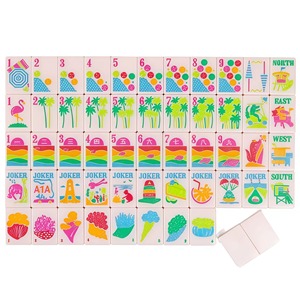 Mahjong Americano, la Serie Florida, Mahjong que te Hace Pensar en el Sol, 160 Fichas Acrílicas de una Sola Capa, Fichas de Mahjong de Lujo - Product Image 1