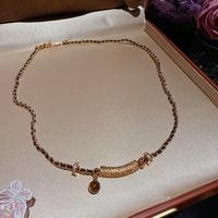 Magnifiques bijoux en cristal doré, élégants colliers et bracelets pour femmes, cadeau de mariage ou de fête