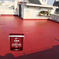 Caoutchouc de silicone liquide de revêtement répulsif imperméable Nano coloré et acide acrylique pour l'application de toit et de mur