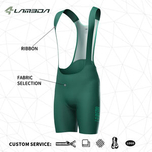 燕子有竞争力的价格无缝黑色蓝色绿色反光标志公路自行车围兜短裤 - Product Image 2