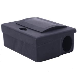 Station d'appât pour souris et rats en plastique durable avec serrure pour la lutte antiparasitaire en intérieur et en extérieur - Product Image 5
