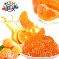 TikTok-Bonbons en vrac célèbres: bonbons ultra-aigre à l'orange et à la mangue 50% teneur en jus bonbons à la gelée de cristal certifiés halal collation pour enfants