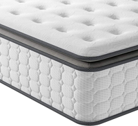 Matelas hybride orthopédique COSTFULL de haute qualité et durable, taille California King, 12 pouces, ressorts ensachés, écologique et respirant