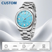 50 pièces, montre homme Benyar 5185, logo personnalisé OEM, nouvelle montre mécanique automatique de luxe originale pour homme, Reloj Montre Homme