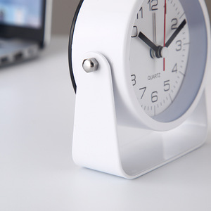 Creative High-End Simple <strong>Round</strong> Square Digital Alarm <strong>Clock</strong> New Quartz <strong>Desktop</strong> Promotional Gift Wholesale - Product Image 3