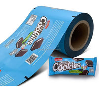 Rouleau de film plastique flexible laminé BOPP de qualité alimentaire imprimé sur mesure pour l'emballage de chips de taro et de snacks, film en rouleau résistant à l'humidité
