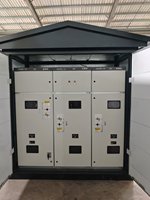 Transformateur compact YB-12/0.4 1250KVA triphasé de type boîtier extérieur 11kV 400V à enroulement cuivre/aluminium pour usage commercial