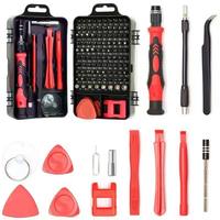 Kit de tournevis de précision multifonction 115-en-1 avec boîte à outils rigide OEM pour la réparation de téléphones portables, ordinateurs et montres