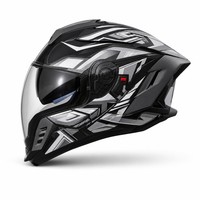Casque intégral Fury Ghost Face 905 certifié 3C/DOT en ABS, édition graphique