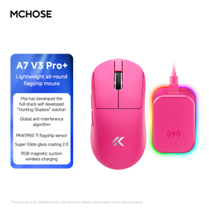 MCHOSE A7V3Pro+ High-end Lightweight <b>Wireless</b> <b>Mouse</b> Gaming E-sports Office Three-mode Connection - Product Image 3