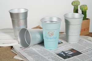 Gobelets à café jetables en aluminium 500 ml, changeant de couleur, avec design personnalisé par sublimation sur le thème du <span class=keywords><strong>horoscope</strong></span>, pour la rentrée scolaire - Product Image 3