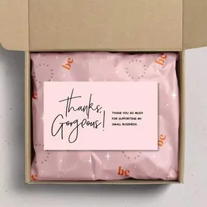 Kotak Tisu Warna Penuh Bisnis 20 "X 30", KOTAK SEPATU Foil Metalik Mengkilat Merah Muda dengan Stiker