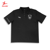 Maillot de football en tissu jersey écologique en gros avec logo personnalisé imprimé par transfert thermique, coutures en coton, manches courtes pour hommes