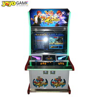Machine d'arcade de 32 pouces, console de jeu de combat Street Fighter Pandora Box, jeu vidéo pour 2 joueurs, cabinet métallique, machine à monnayeur