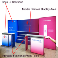 Stand d'exposition modulaire 10x10 en aluminium SEG pour salon professionnel