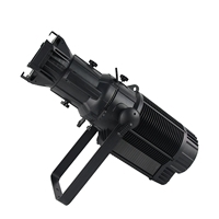 Projecteur Ellipsoidal LED Professionnel 300W RGBW 4-en-1 Étanche IP65 avec Contrôle DMX512/Activé par le Son CRI>95 pour Extérieur