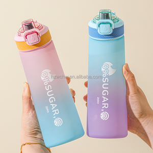 Nuevas Botellas de Agua con Diseño Innovador de 700ml y 1000ml, de Plástico Tritan de Grado Alimenticio, Libres de BPA, con Cápsulas de Sabor para Niños - Product Image 3