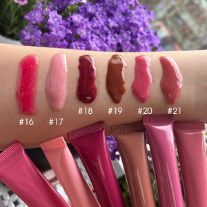Brillo Labial Mineral en Tubo Exprimible, Brillo Labial Humectante de Larga Duración, Cosméticos de Marca Privada Personalizados al por Mayor - Product Image 2