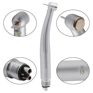 Proveedor Dental de fábrica Botón pulsador Tres pulverizadores LED Pieza de mano de alta velocidad Turbina de aire Pieza de mano dental 4 orificios para <span class=keywords><strong>dentista</strong></span> - Product Image 3