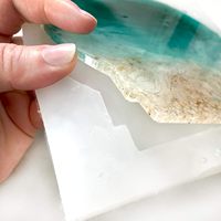 Moulage en caoutchouc de silicone liquide transparent RTV2 pour la fabrication de moules en résine pour bijoux et bijoux