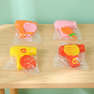 Mini Secador de Pelo y Peine de Plástico, Set de Juguetes de Belleza para Niños, Juego de Imitación de Salón de Belleza, Empaquetado en BOPP - Product Image 3