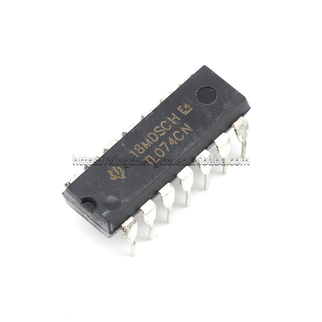 TL074CN DIP-14 TL074 DIP14 074CN DIP Low-noise Jfet-input Operational Amplifiers Integrated Circuits IC Chips PCB