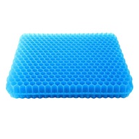 Coussin de siège de canoë en gel épaissi, antidérapant et imperméable, portable, pour canoë et petit bateau, coussin rehausseur en caoutchouc