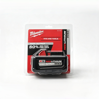 Baterai Solid State Milwaukee 18V HD12.0Ah 8.0Ah 6.0Ah 21700 Sel untuk Perkakas Tanpa Kabel M18, Tahan Lama dan Berkinerja Tinggi